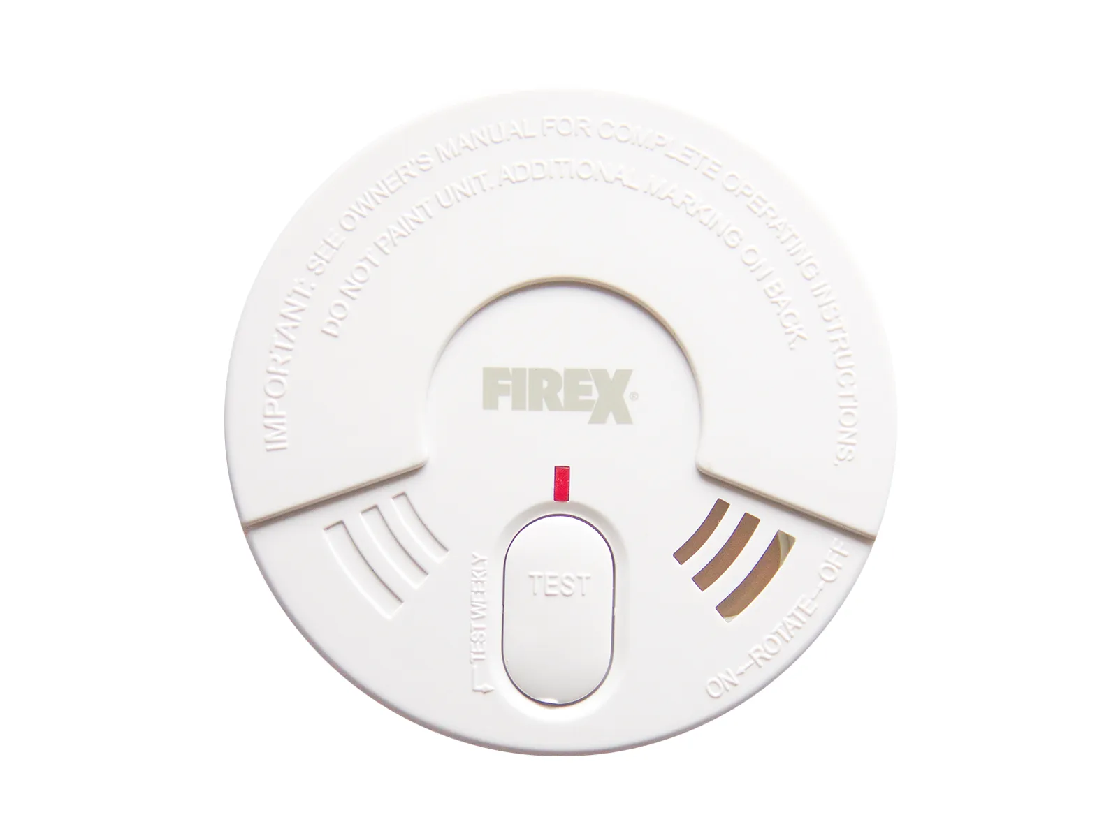 détecteur de fumée FIREX MODELE 29B-FR de face